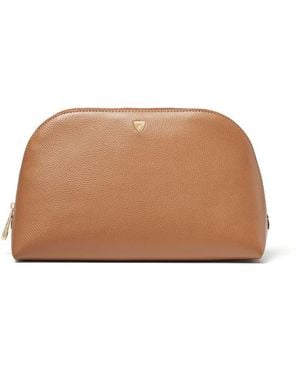 Aspinal of London Classic Toiletry Bag - Brown