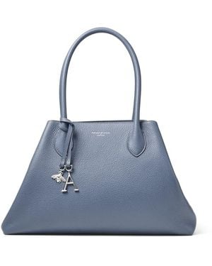 Aspinal of London Large Paris Bag - Blue