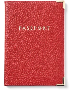 Aspinal of London Passport Cover - Red