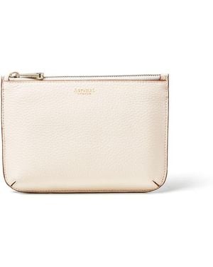 Aspinal of London Medium Ella Pouch - Natural
