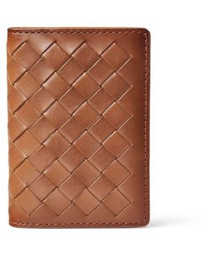 Aspinal of London Double Fold Credit Card Holder - Orange