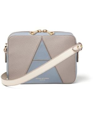 Aspinal of London Camera Crossbody - Gray
