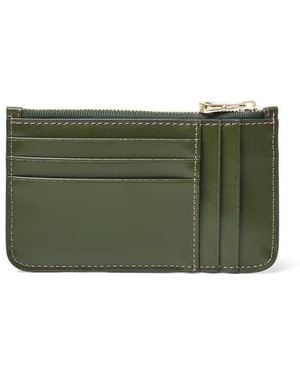Aspinal of London Ella Card & Coin Holder - Green