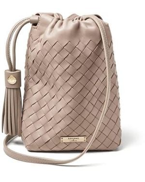 Aspinal of London Hudson Crossbody Pouch - Natural