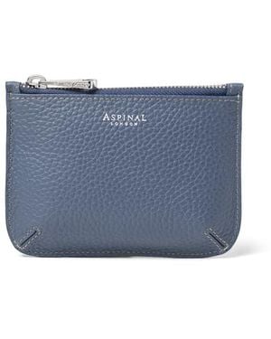 Aspinal of London Small Ella Pouch - Blue