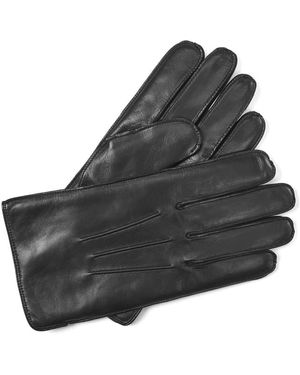 Aspinal of London Nappa Cashmere Lined Leather Gloves - Black