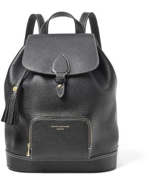Aspinal of London Hudson Small Backpack - Black