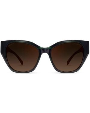 Aspinal of London Ivy Cat-Eye Sunglasses - Brown