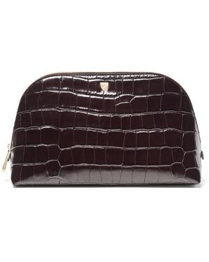Aspinal of London Classic Toiletry Bag - Brown