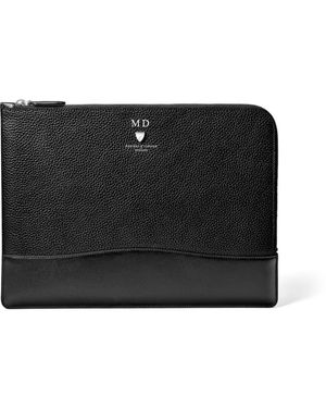 Aspinal of London City Leather Folio Case - Black