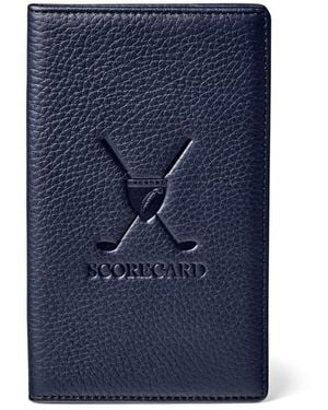 Aspinal of London Golf Scorecard Holder - Blue