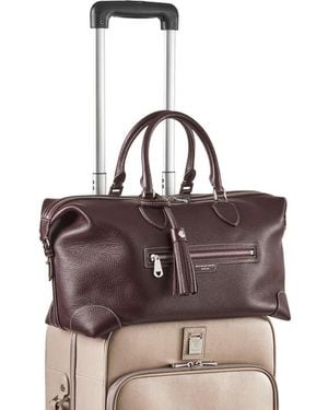 Aspinal of London Hudson Flight Work Bag - Brown
