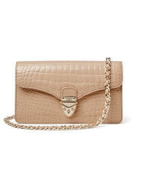 Aspinal of London Mayfair Clutch Bag - Natural