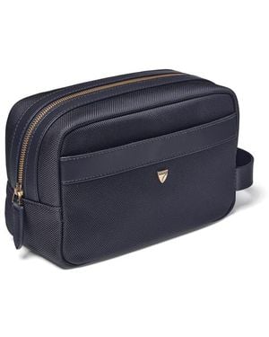 Aspinal of London Wash Bag - Blue