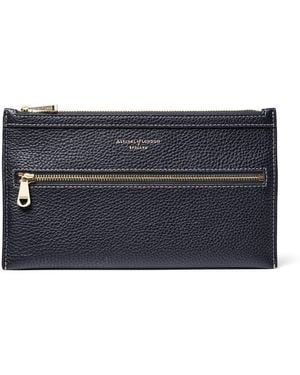 Aspinal of London Hudson Travel Pouch - Blue