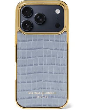 Aspinal of London Iphone 17 Pro Case - Blue