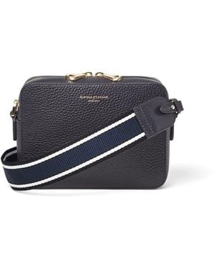 Aspinal of London Camera Crossbody With Changeable Straps - Blue