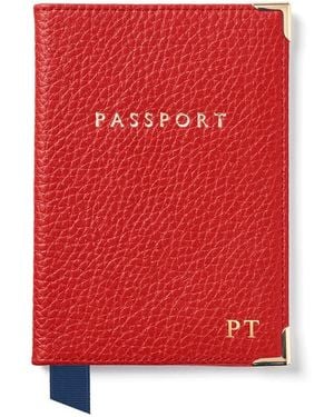 Aspinal of London Passport Cover - Red