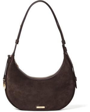 Aspinal of London Soho Small Crescent - Brown
