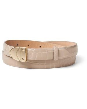 Aspinal of London Mayfair Belt - Natural