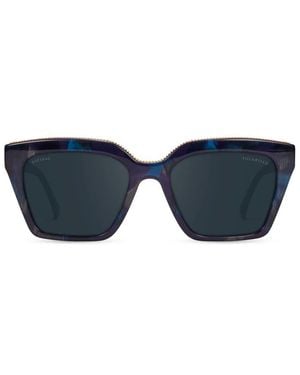 Aspinal of London Ava Square Sunglasses - Blue
