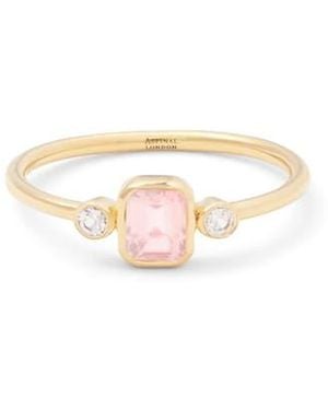 Aspinal of London Gemstone Ring - Metallic