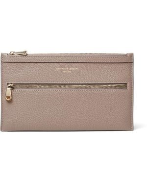Aspinal of London Hudson Travel Pouch - Gray