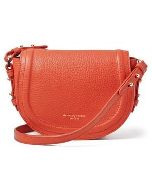 Aspinal of London Small Stella Satchel Crossbody - Red
