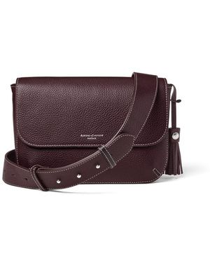 Aspinal of London Ella Grande Crossbody - Purple