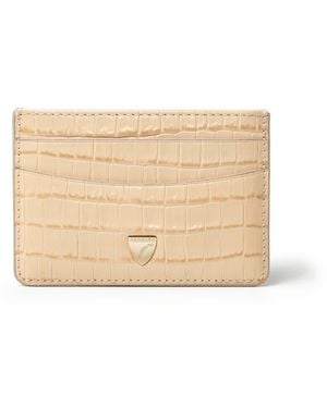 Aspinal of London Slim Credit Card Holder - Natural