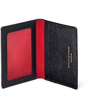 Aspinal of London Id & Travel Card Case - Red