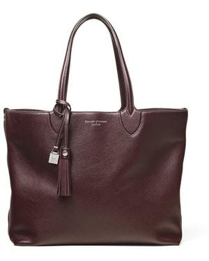 Aspinal of London Hudson Tote Bag - Red