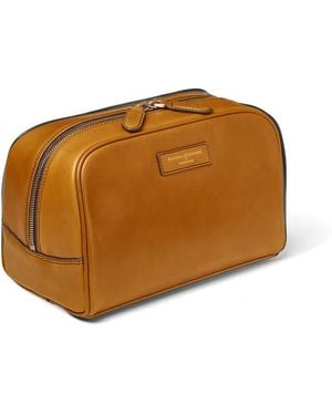 Aspinal of London Harrison Toiletry Bag - Brown