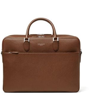 Aspinal of London 48 Hour Mount Street Travel Bag - Brown