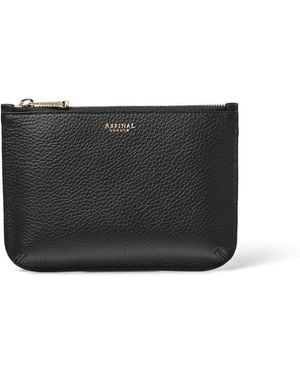 Aspinal of London Medium Ella Pouch - Black
