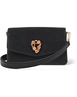 Aspinal of London Eliza Clutch - Black