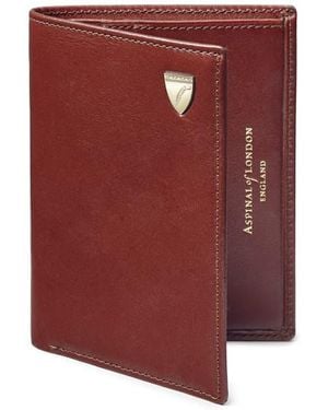 Aspinal of London Credit Card Wallet With Notes Pocket