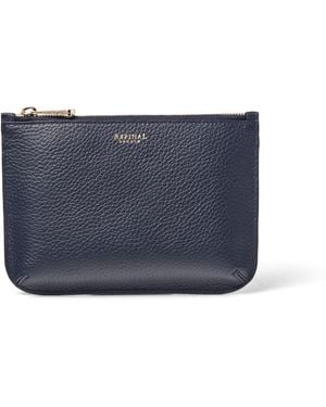 Aspinal of London Medium Ella Pouch - Blue