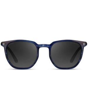Aspinal of London Helios Round Sunglasses - Black