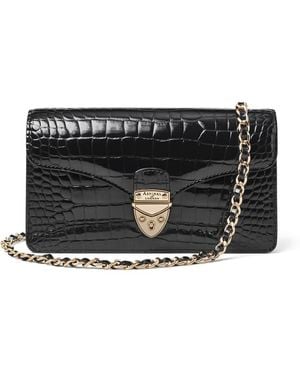 Aspinal of London Mayfair Clutch Bag - Black