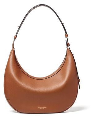 Aspinal of London Hudson Crescent Bag - Brown