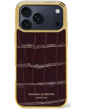 Aspinal of London Iphone 18 Pro Max Case - Blue