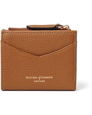 Aspinal of London Hudson Multi-Use Pocket Wallet - Brown