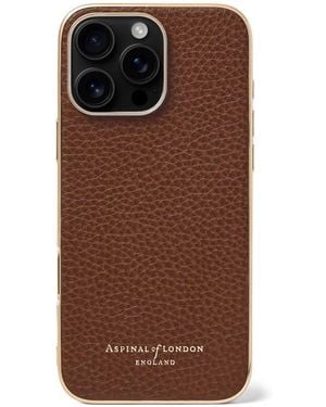 Aspinal of London Iphone 16 Pro Max Case - Brown