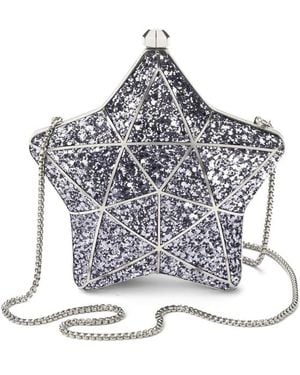 Aspinal of London Star Clutch - Grey