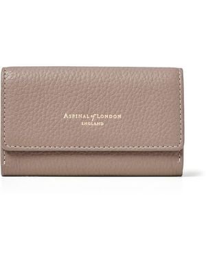 Aspinal of London Business Card Holder - Gray