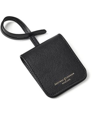 Aspinal of London Travel Luggage Tag - Black