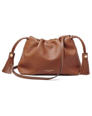 Aspinal of London Soho Large Crossbody Pouch - Brown