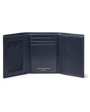 Aspinal of London Trifold Wallet - Blue