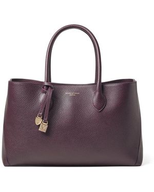 Aspinal of London Tote - Purple
